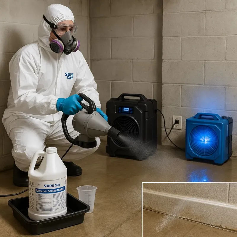 Sanitization and Odor Removal process in Guthrie, TX